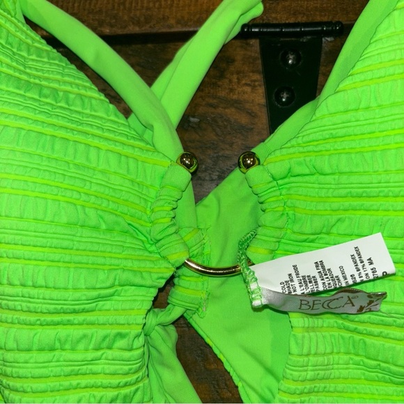 BECCA plunge swimsuit NWT - Picture 9 of 11